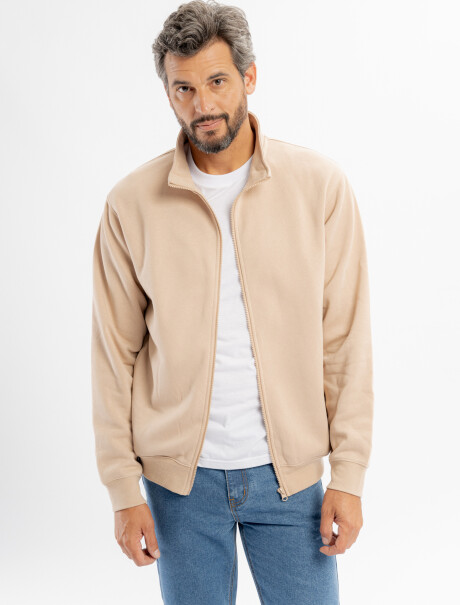 Campera felpa Marco beige