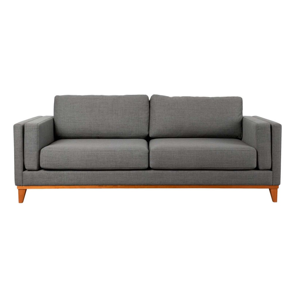 SILLÓN 3 CUERPOS TELA-PREMIUM GRIS LUXOR PREMIUM EASY CLEAN GRIS OSC