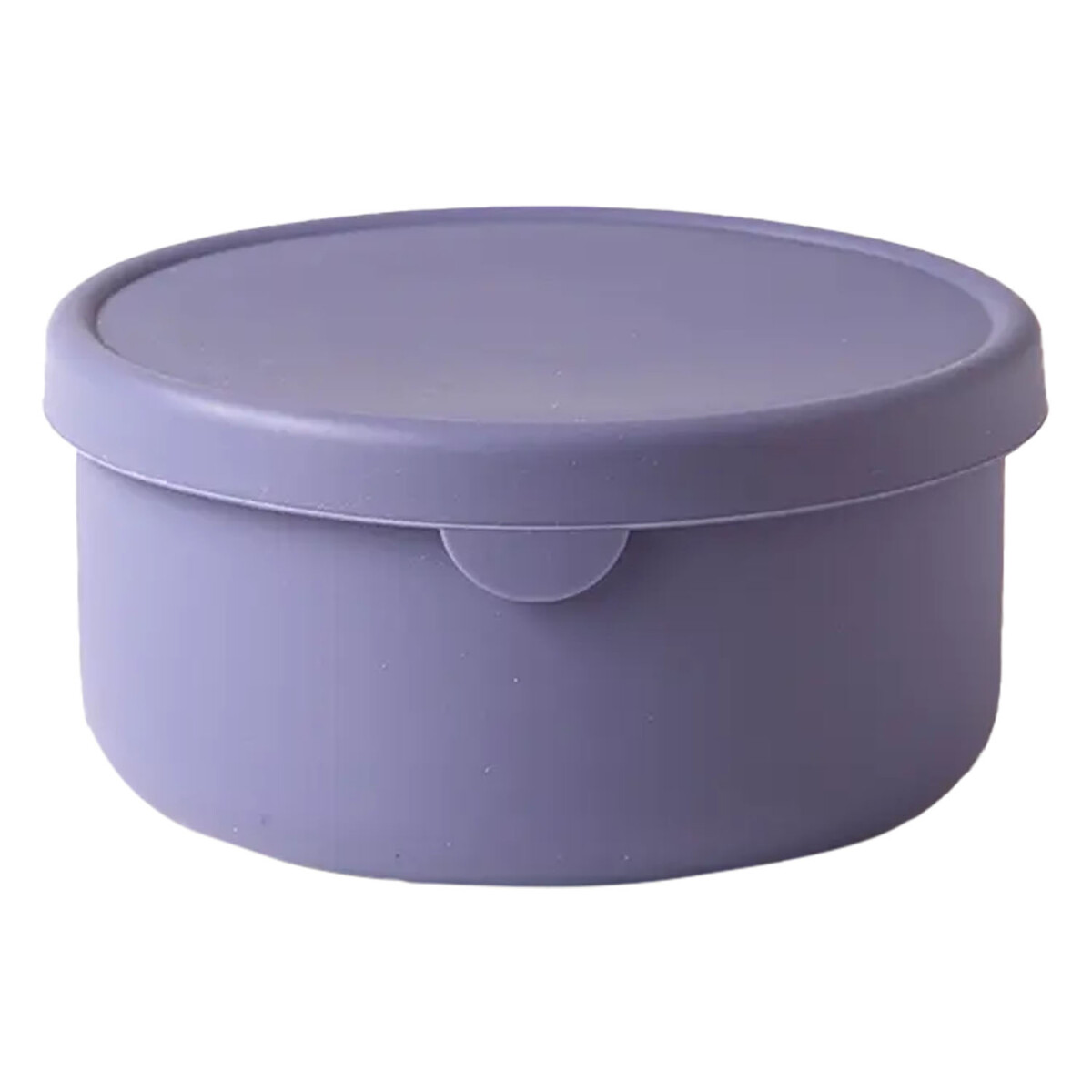 Contenedor Recipiente de Alimentos 700Ml c/ Tapa en Silicona - Violeta 