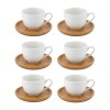 SET TAZA C/PLATITO BAMBU 12PZAS Unica