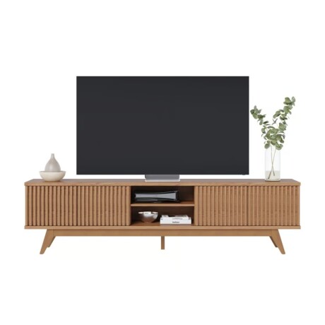 Rack TV Fortaleza 2 Puertas Nogal & Off White Rack TV Fortaleza 2 Puertas Nogal & Off White