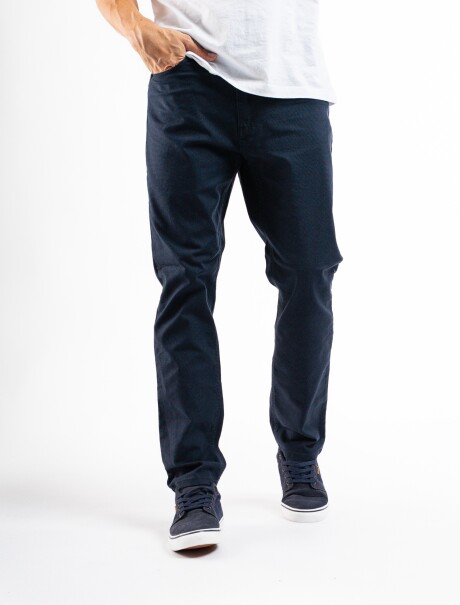 Pantalón Canvas Algodón Clásico Marino