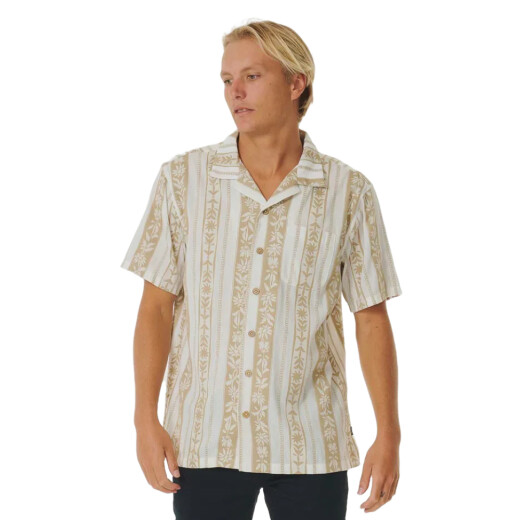 Camisa MC Rip Curl Topanga Vert Stripe S/S Shirt Camisa MC Rip Curl Topanga Vert Stripe S/S Shirt