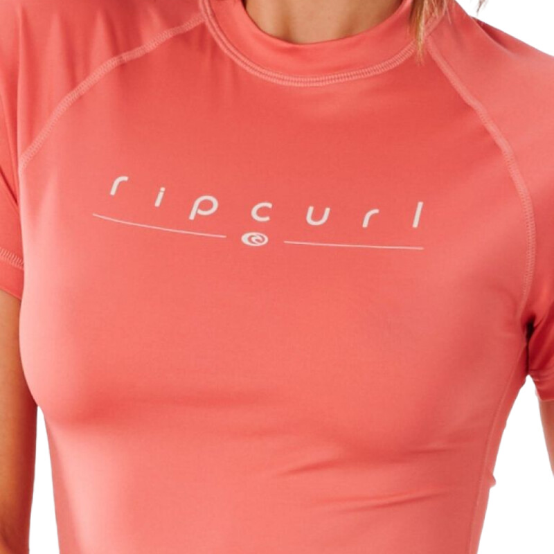 Lycra Rip Curl Golden Rays S/Sl Uv - Rosado Lycra Rip Curl Golden Rays S/Sl Uv - Rosado