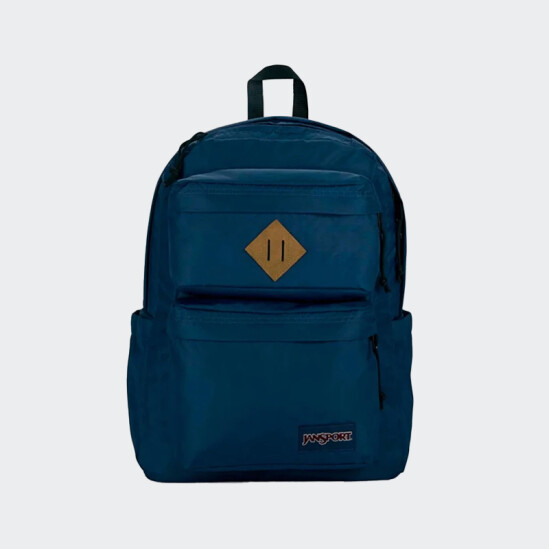Mochila Jansport Double Break Curry Azul003