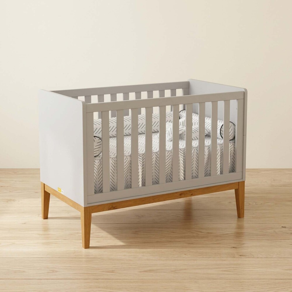 CUNA CONVERTIBLE MDF GRIS NEW FELICITAS KIDS