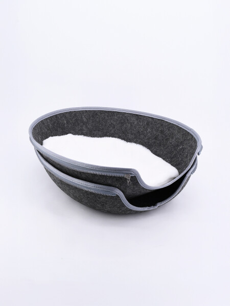 CAMA PARA GATO GRIS (V)