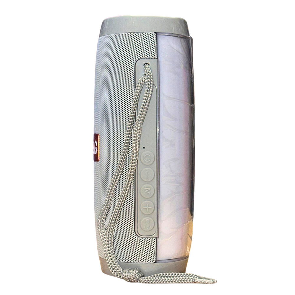 Parlante TG-157 Con Luces Y Bluetooth GRIS