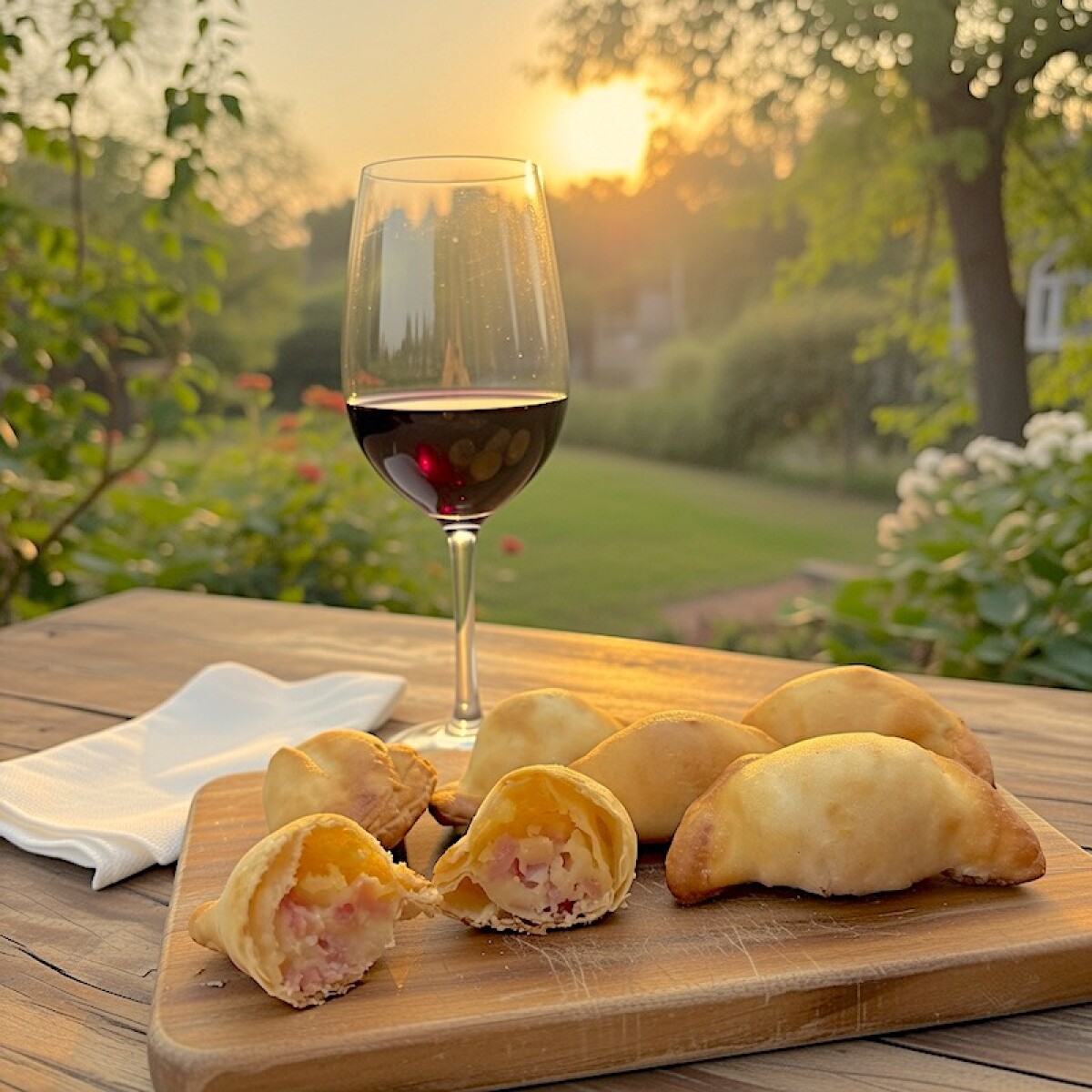 6 Empanaditas de Jamón y Queso 