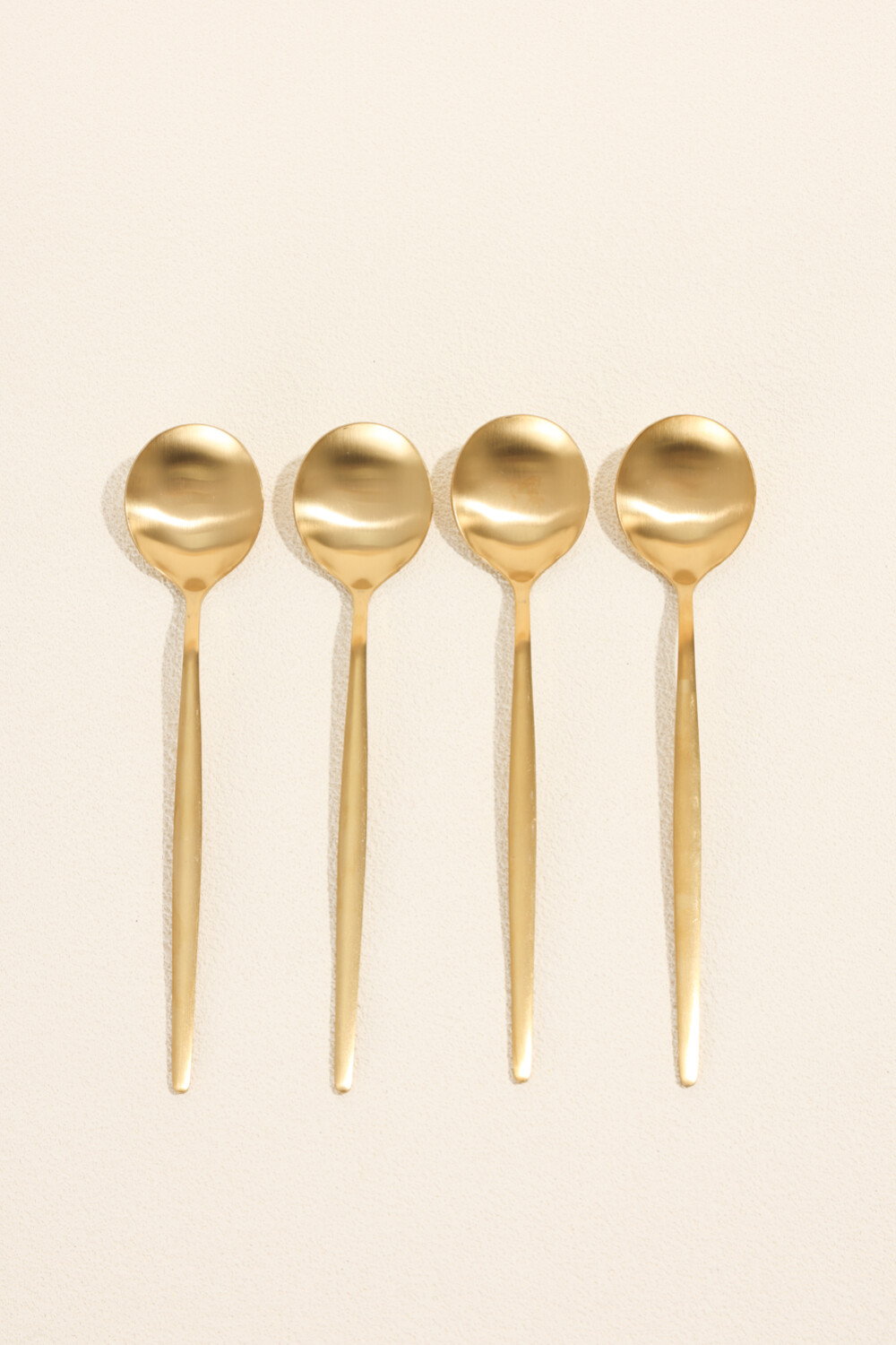 Cuchara Fiordo, Set 4 Un. Dorado Color Unico