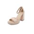 SANDALIA 35-40 ALL BEIGE