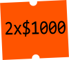 Promo AGUINALDO 2x1000