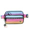 Bandolera Footy Your Time Celeste - Negro - Rosado