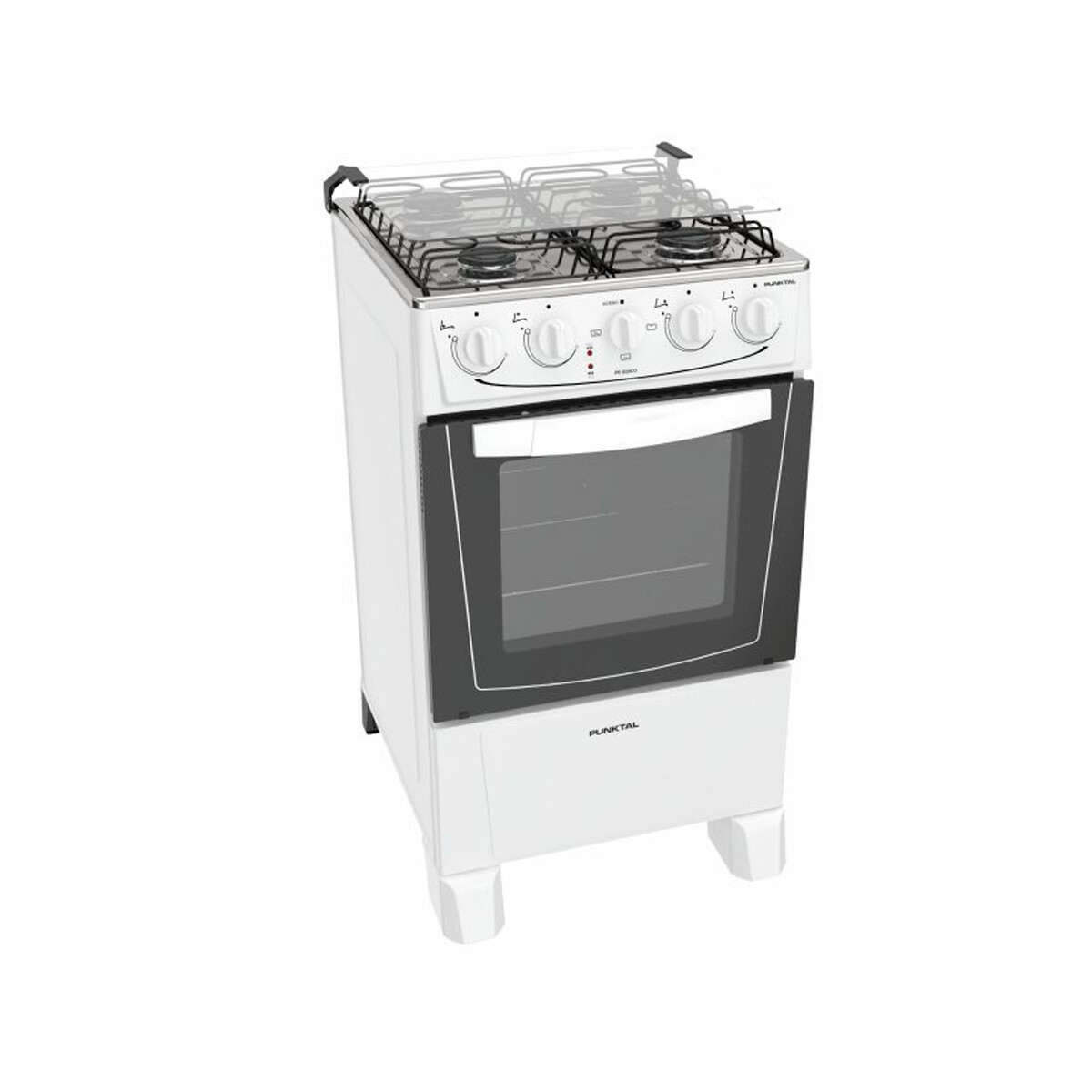 Cocina Combinada 4 Hornallas Punktal Pk509 