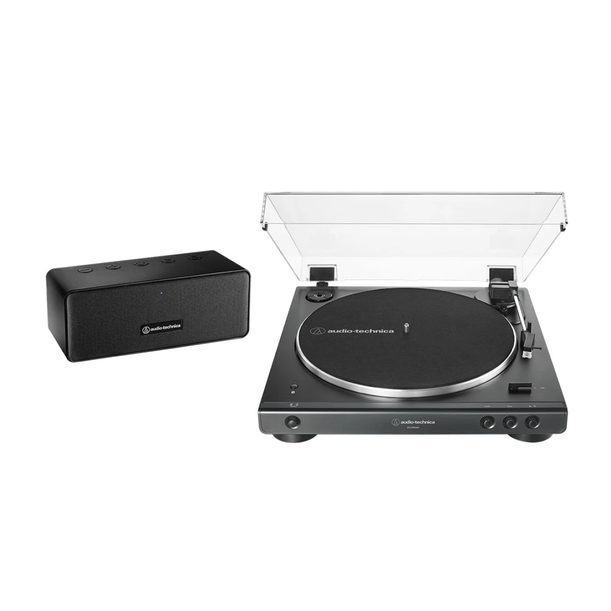 Bandeja De Vinilo Audio Technica Lp60xbt Negro C/parlantes Bt 
