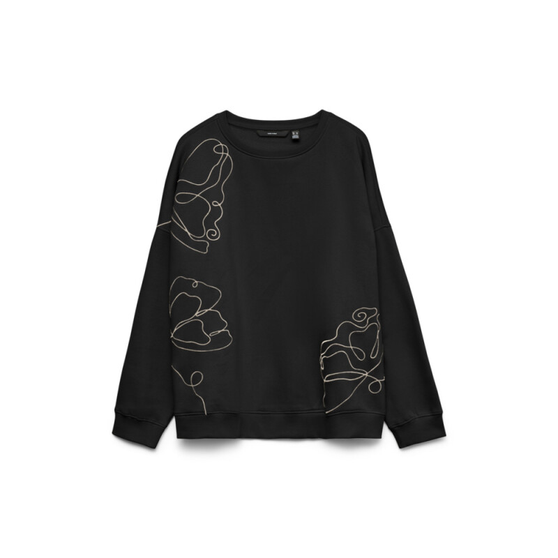 VMIVALO LS OVERSIZE SWEATSHIRT JRS GA BLACK