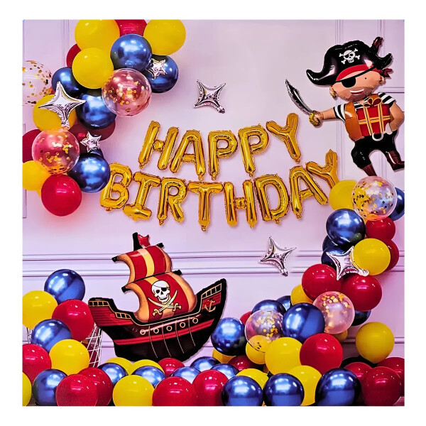 Set de globos tema piratas Set de globos tema piratas