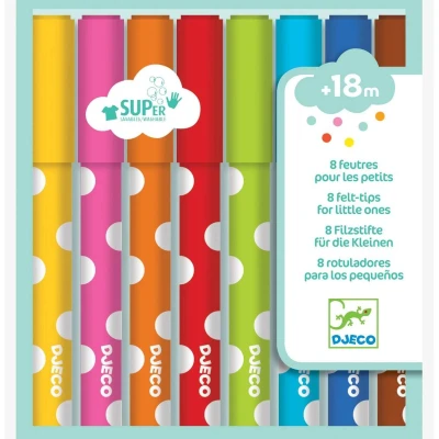 Marcadores 8 colores Djeco Marcadores 8 colores Djeco