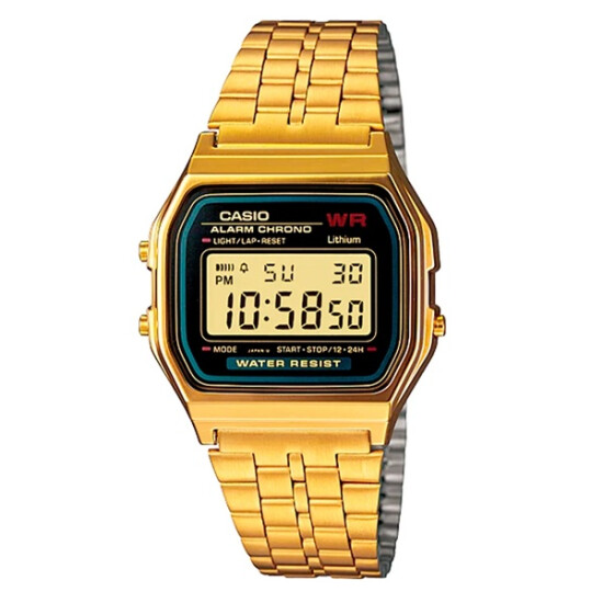 Reloj CASIO RETRO A159WGEA-1DF en Acero Dorado Esfera 44mm 0