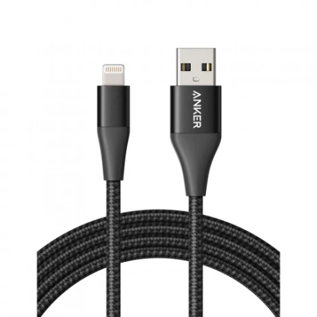 Cable Powerline + Lightning ANKER Longitud 1.8M 6FT - Gris Cable Powerline + Lightning ANKER Longitud 1.8M 6FT - Gris