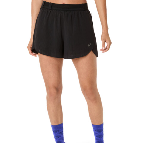 Short Running Metarun Split Short Mujer Performance Black