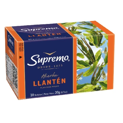 Té Llantén Supremo 20 Unidades Supremo Llanten X 20