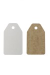 Tag rectangular liso 5x8,5 REVERSIBLE BLANCO MADERA