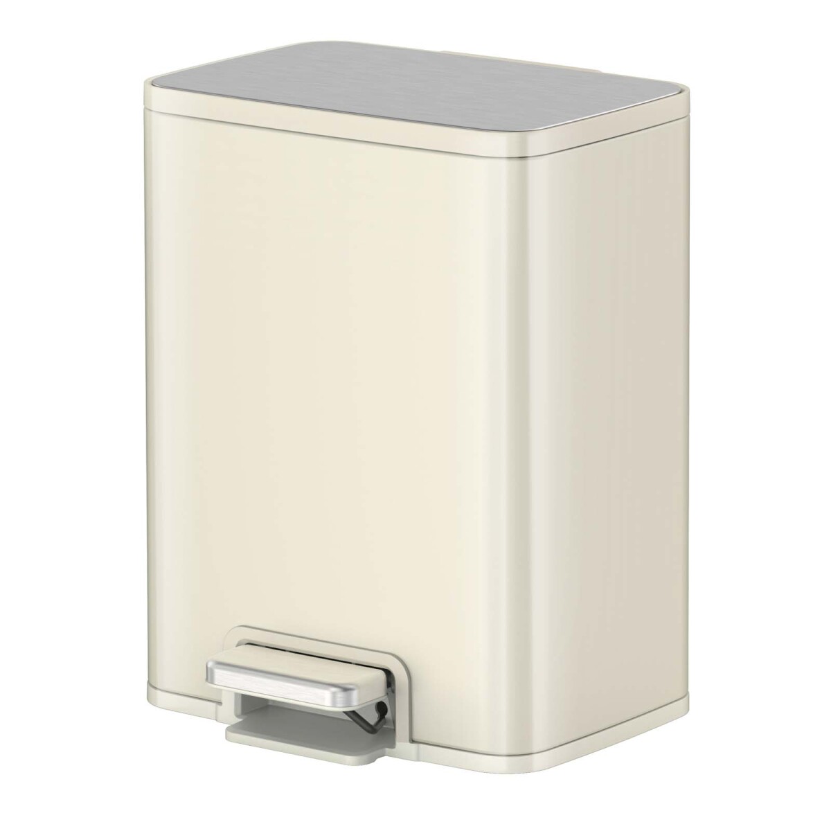 PAPELERA - ACERO-INOXIDABLE BLANCO EK9161MMT 