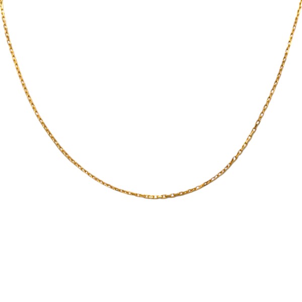 Cadena oro Force fina -Oro bajo -Sin Piedra-CD8062 Sinpiedra