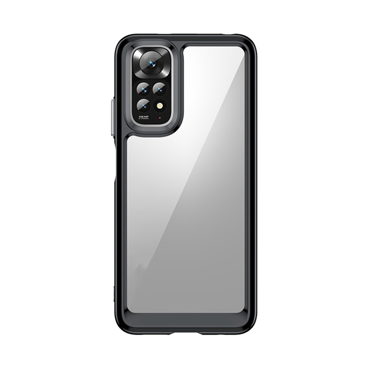 Case Transparente con Borde de Color Xiaomi Note 11 - Black 