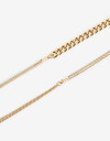 Collares Cortos Metal Set De Collares Combinados - Combinacion Bicolor