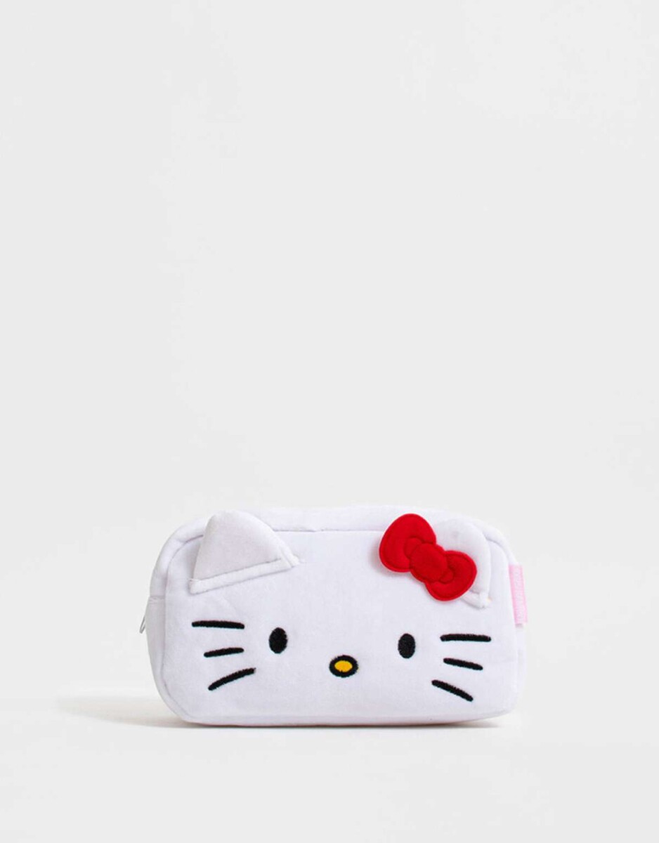 Cartuchera Plush ''hello Kitty'' - Blanco 