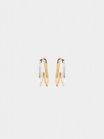 Pendientes Bicolor Efecto Doble bicolor