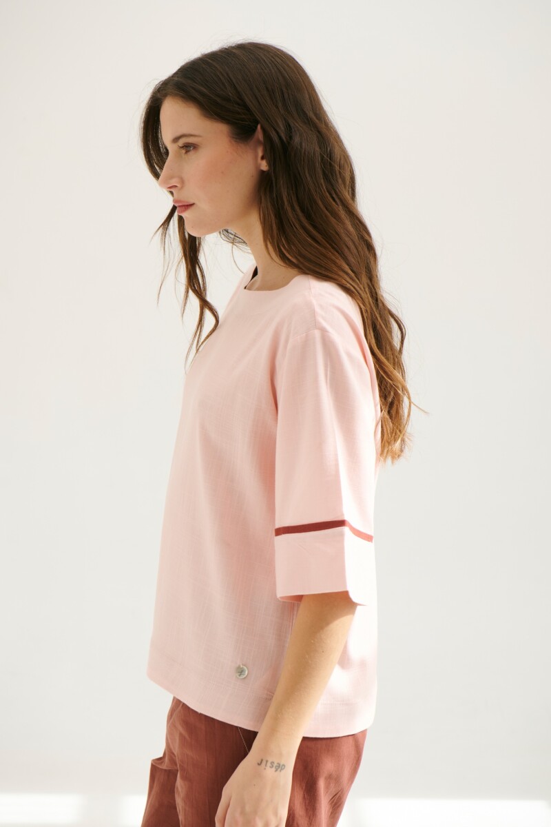 BLUSA LINO ATAR ROSA