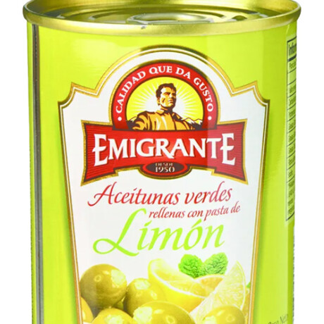 ACEITUNA RELL C/LIMON LTA 120/240G EMIGRANTE ACEITUNA RELL C/LIMON LTA 120/240G EMIGRANTE
