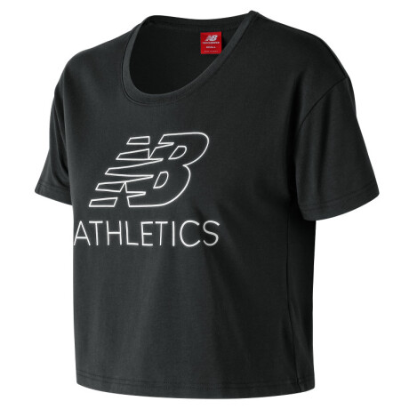 Top New Balance Dama WT83594BK NB ATHLETICS CROPPED BLACK