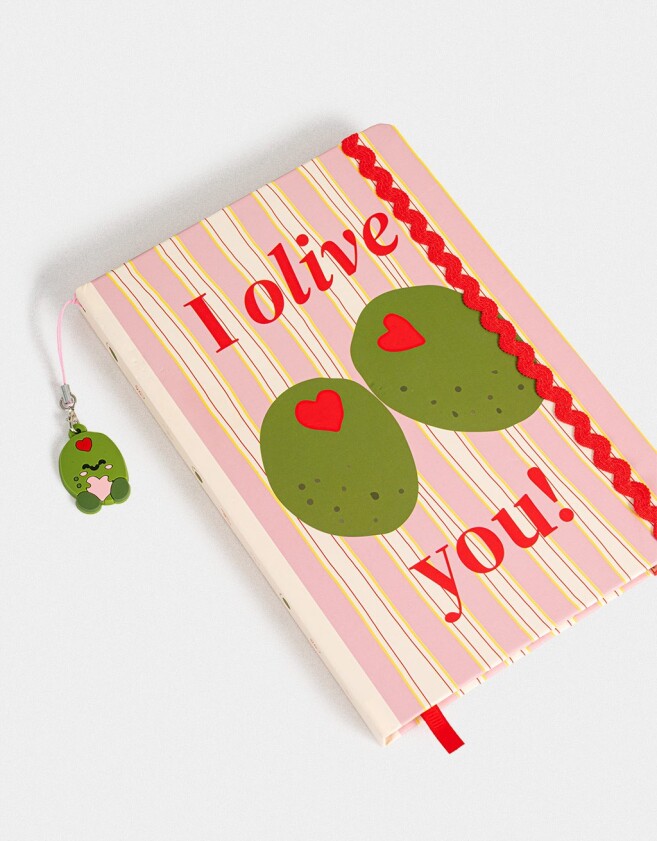 Anotadores Cuadernos y Memos Cuaderno A5 "i Olive You" - Combinacion Multicolor