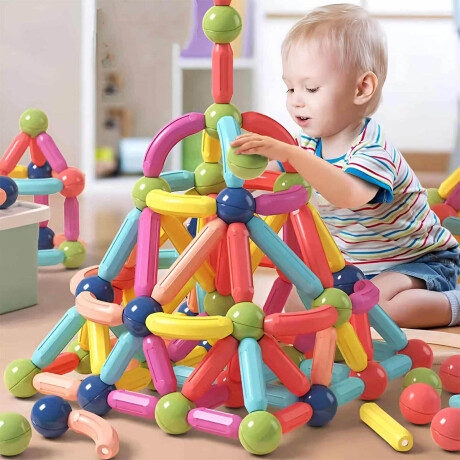Juego Bloques Sticks Magnéticos 166pcs Construcción Juego Bloques Sticks Magnéticos 166pcs Construcción