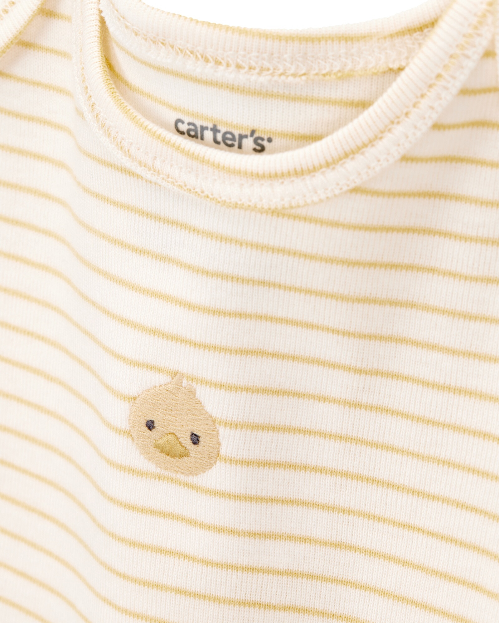 Set tres piezas de algodón, campera y pantalón de terry, más body, diseño pato Set tres piezas de algodón, campera y pantalón de terry, más body, diseño pato