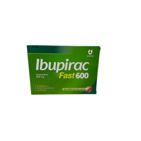 Analgésico Antiinflamatorio Ibupirac Fast 600 Antifebril 001