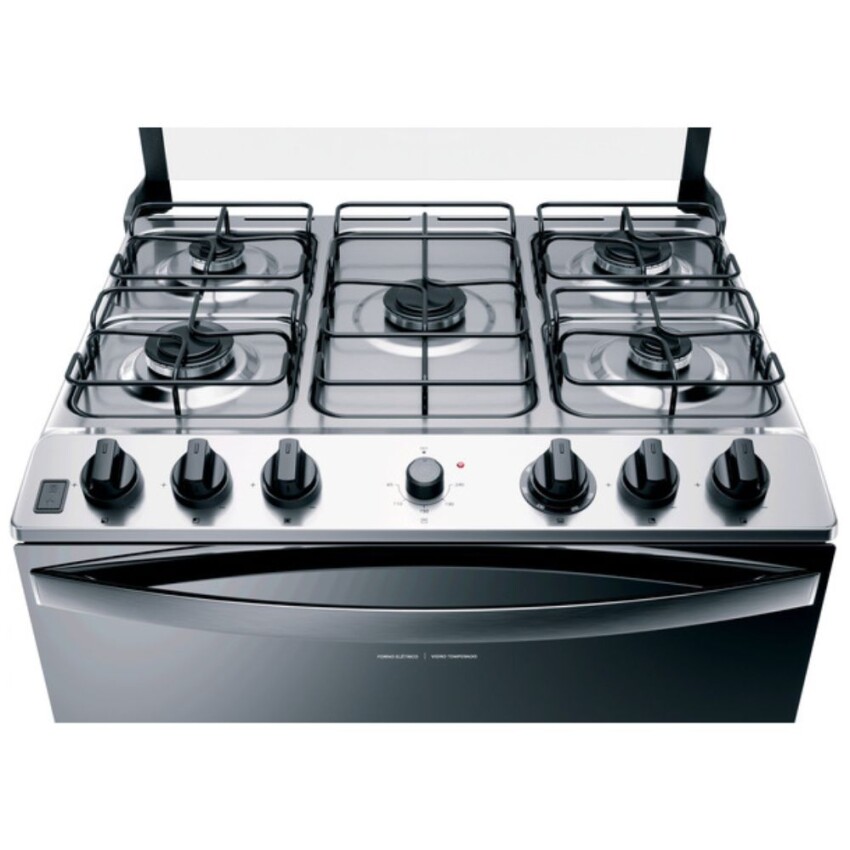 Cocina Whirlpool 5H WFD5 doble horno negra Cocina Whirlpool 5H WFD5 doble horno negra