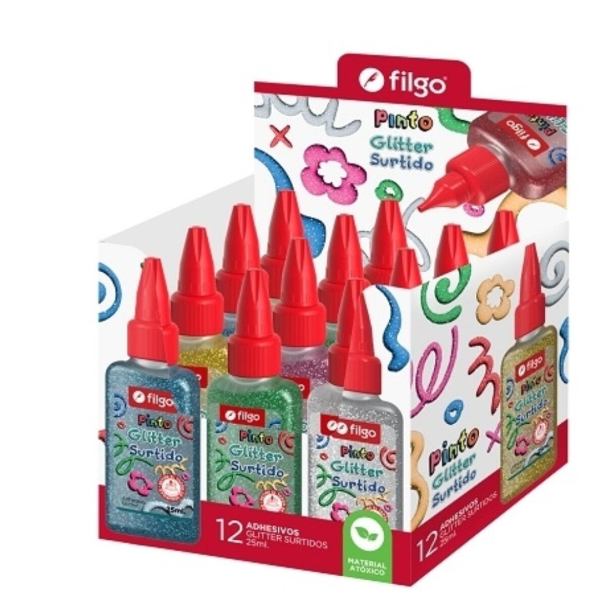 Cascola con brillantina filgo pinto 25 ml - Cascola Con Brillantina Filgo Pinto 25 Ml 