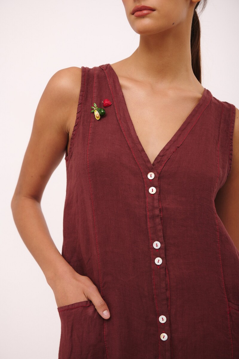 VESTIDO VESTA LIMON Chocolate