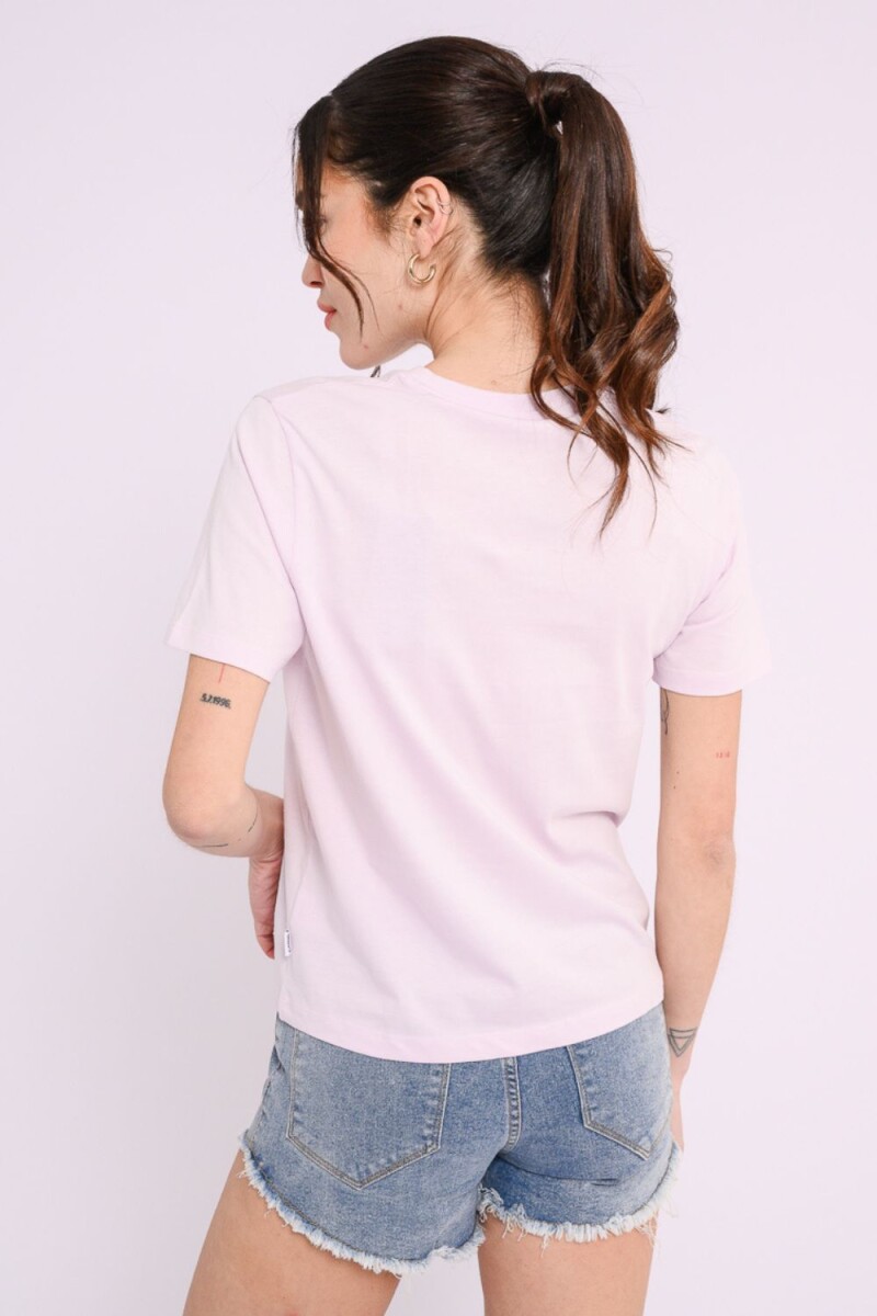 Remera estamapada Rosado