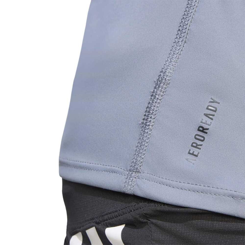 Polo Adizero E Tee Mujer Dark Grey