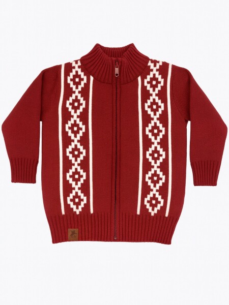 Campera Pampa de niño Bordo