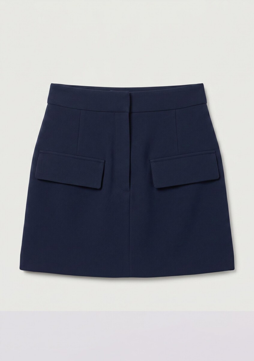 SHORTS POLLERA - NEGRO 