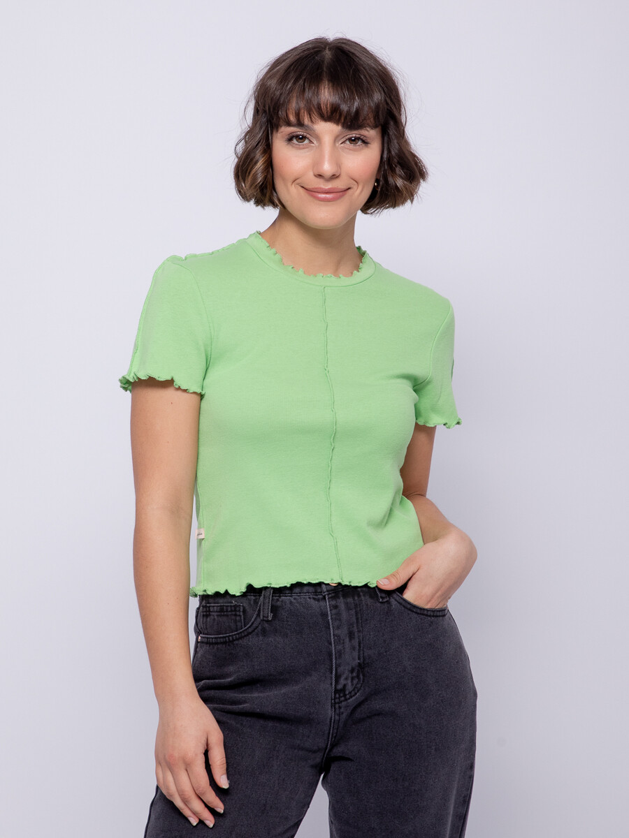 REMERA LINIS - Verde Manzana 