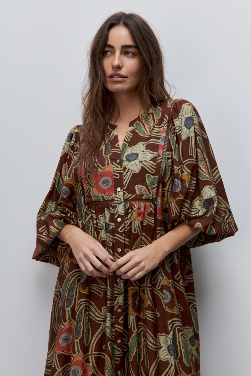 VESTIDO EIRA Chocolate