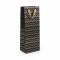 Bolsa de Papel Para Botella con Diseño Zig Zag Negro con Dorado